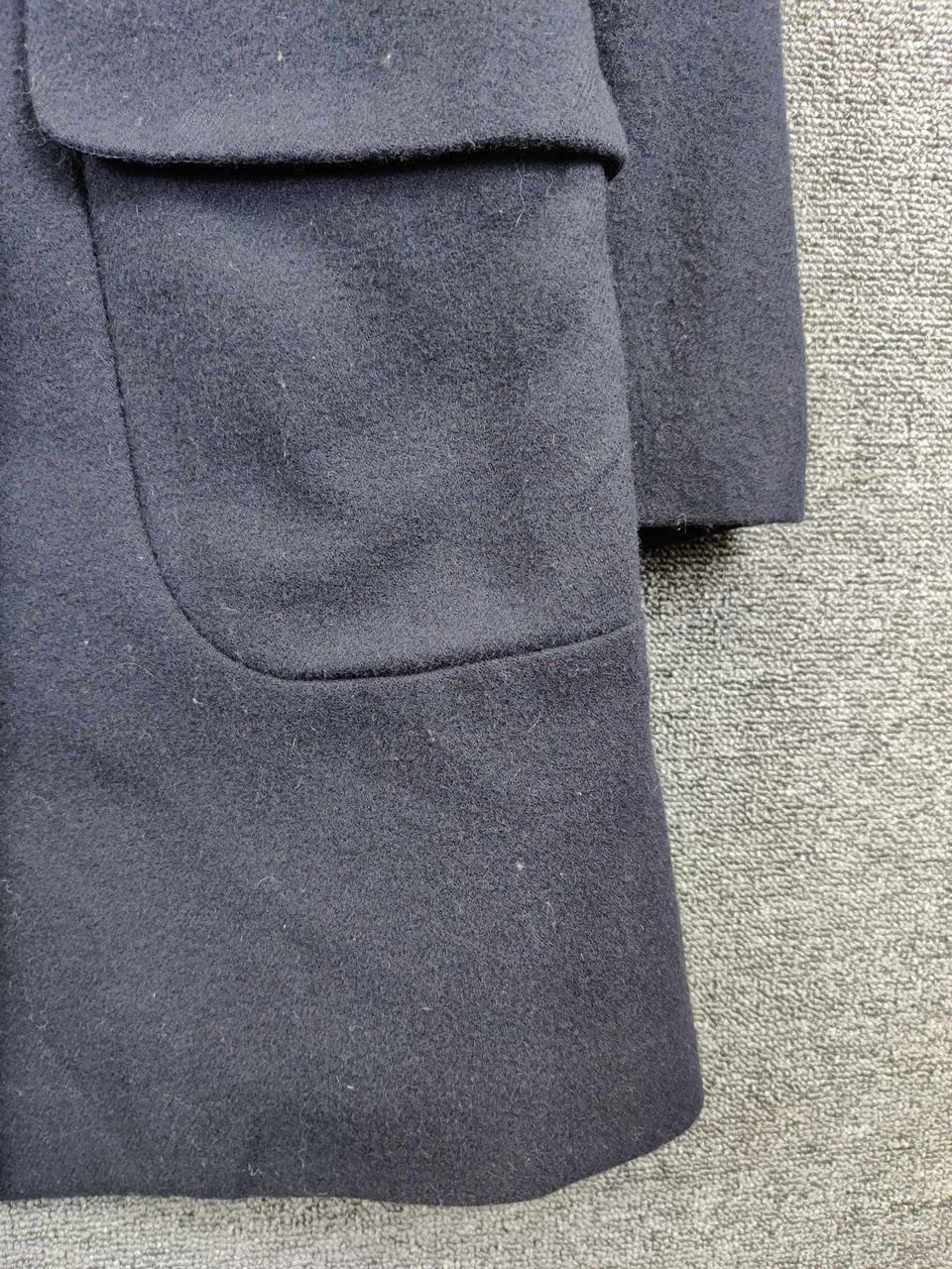 Jil Sander × Uniqlo Uniqlo x Jil Sander Wool Navy Blue Single Breasted Long Coat Size US M / EU 48-50 / 2 - 3 Thumbnail