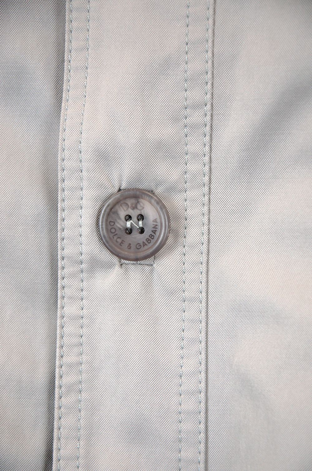 Dolce & Gabbana Dolce & Gabbana Grey Cotton Jacket IT48 Size US M / EU 48-50 / 2 - 6 Thumbnail