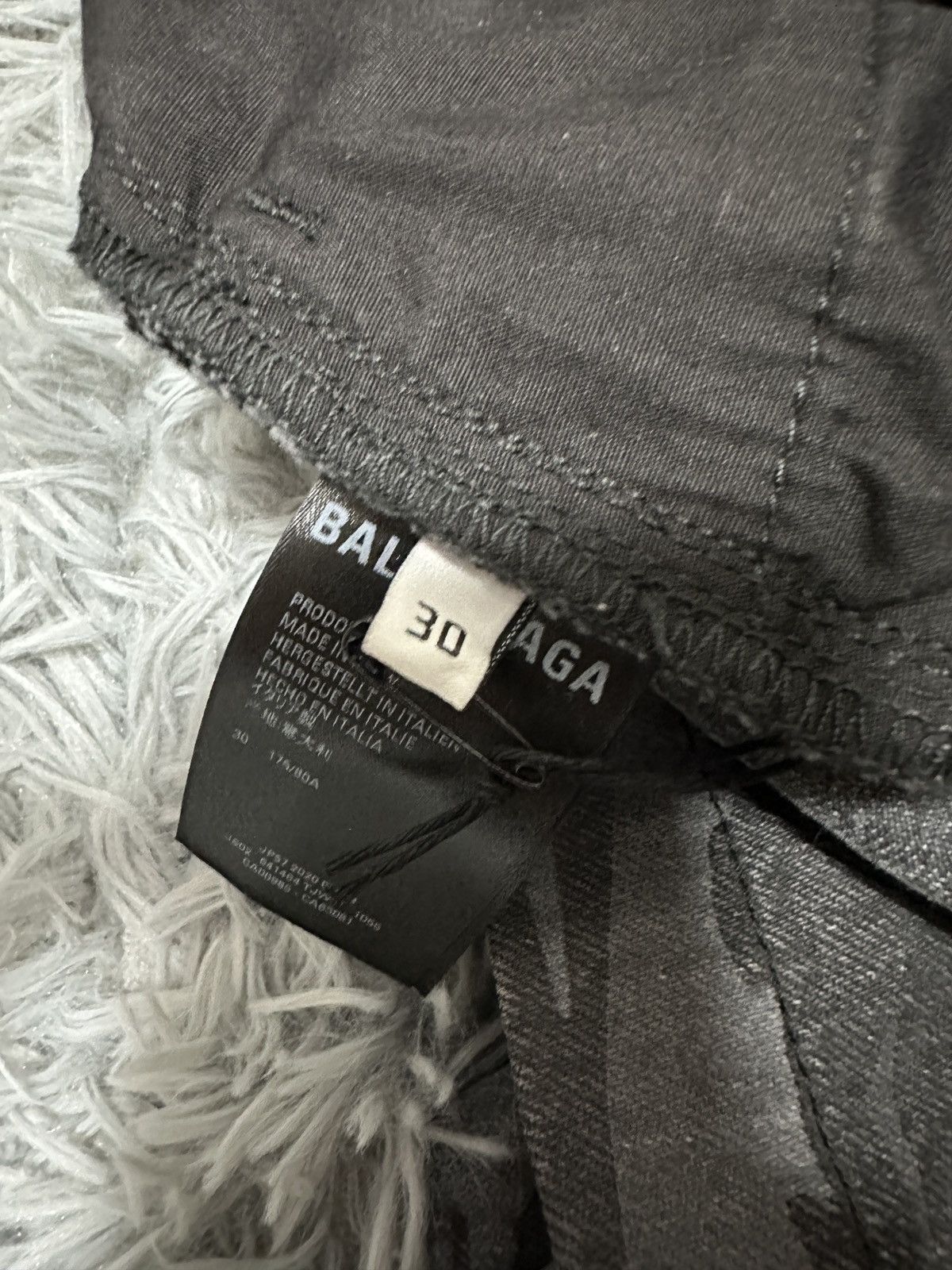 Balenciaga Balenciaga Navy camouflage Capri pants Size US 30 / EU 46 - 4 Thumbnail