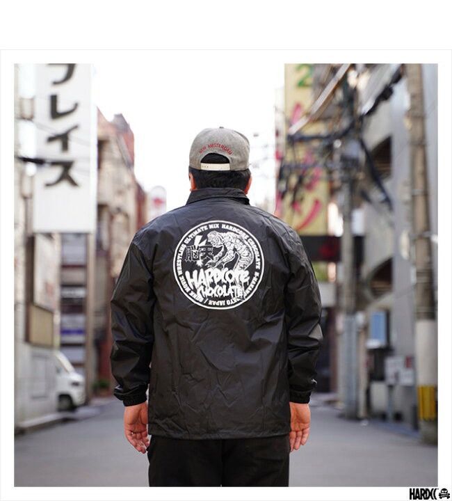Japanese Brand HARDCORE CHOCOLATE HARDCC Nylon Coach Jacket 2020 Size US XL / EU 56 / 4 - 21 Thumbnail