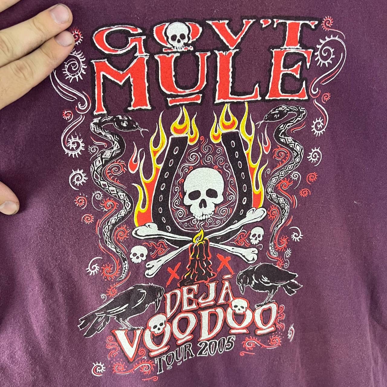 Band Tees Deja Voodoo Rock Tee Govt Mule Vintage T-shirt Size US S / EU 44-46 / 1 - 3 Thumbnail