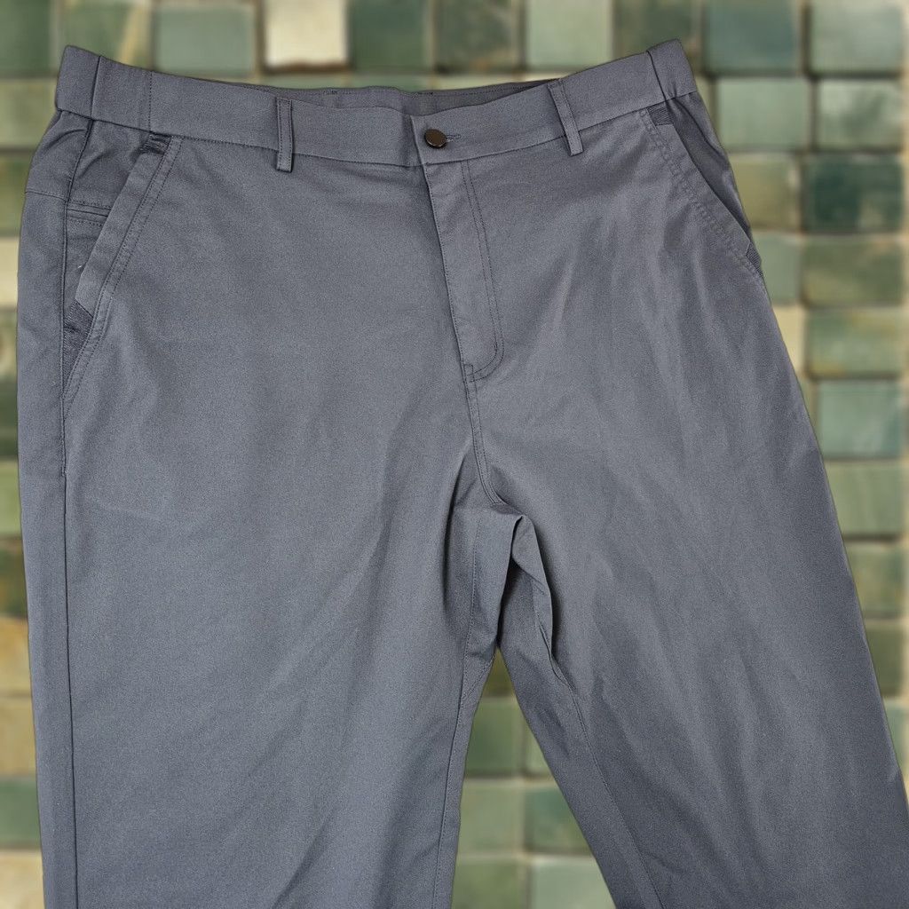 Vintage VINTAGE: No — Jack Archer Pants Mens 35x28 Deep Blue Straight Fit Chino Casual Tech Travel Size US 35 - 1 Thumbnail