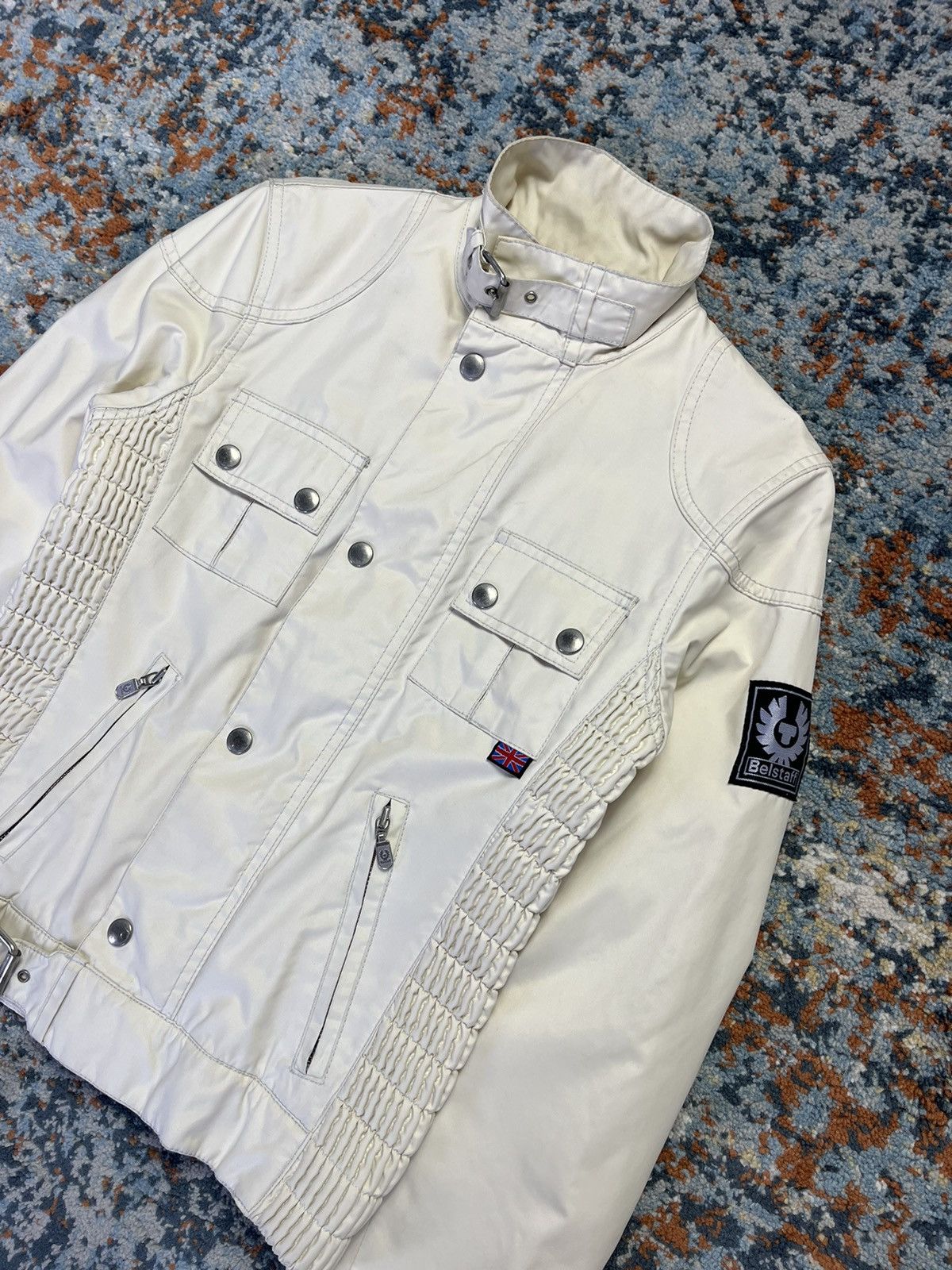 Belstaff × Vintage Vintage 90s Belstaff Gangster 1969 cropped biker jacket Size L / US 10 / IT 46 - 6 Thumbnail