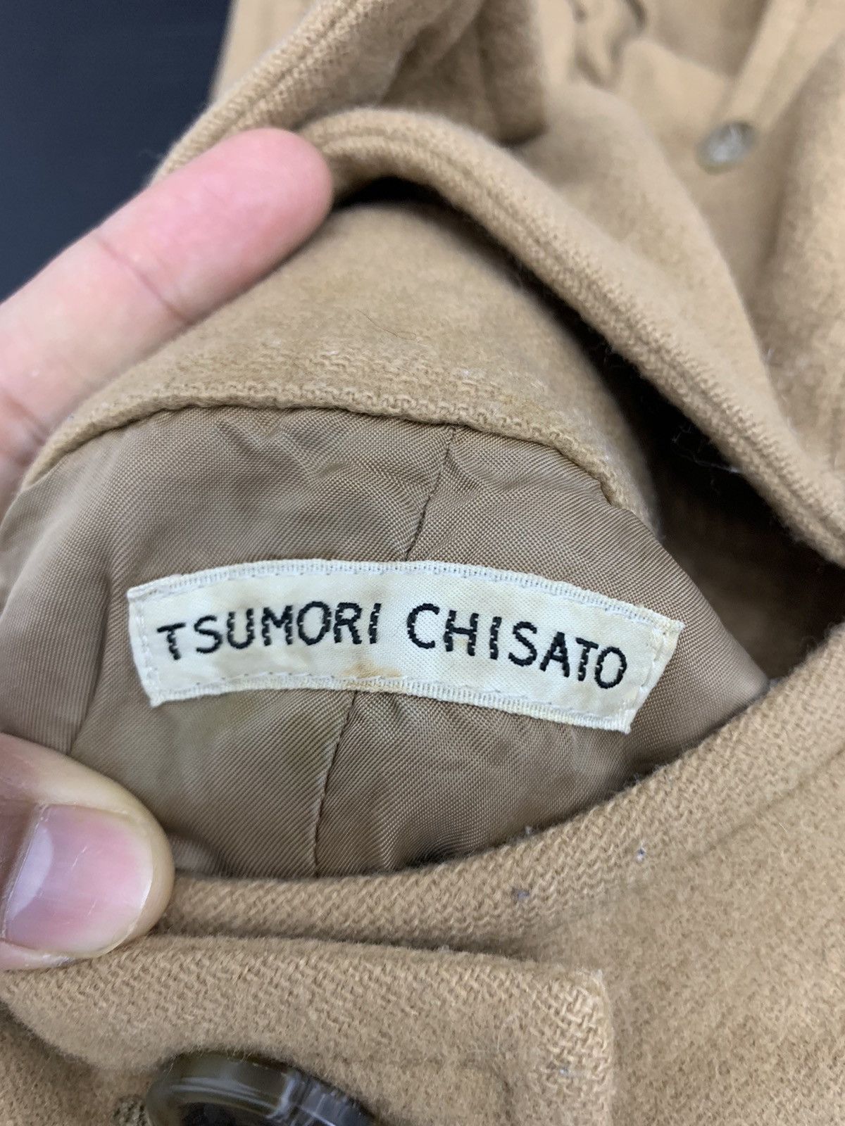Tsumori Chisato JapaneseBrand Tsumori chisato Wool Wide Open Jacket hoodie Size L / US 10 / IT 46 - 3 Thumbnail