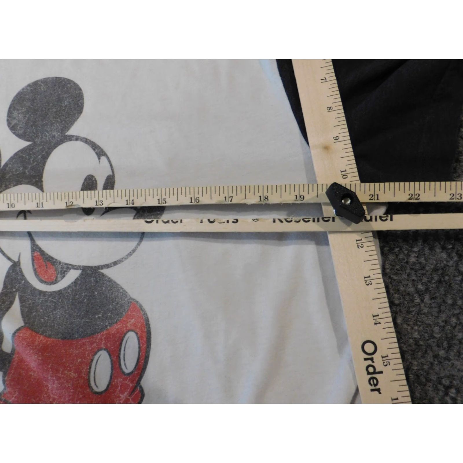 Disney Disney Mickie Mouse Mens Shirt XL White Short Sleeve Crew Neck T-Shirt Casual Size XL / US 12-14 / IT 48-50 - 5 Thumbnail