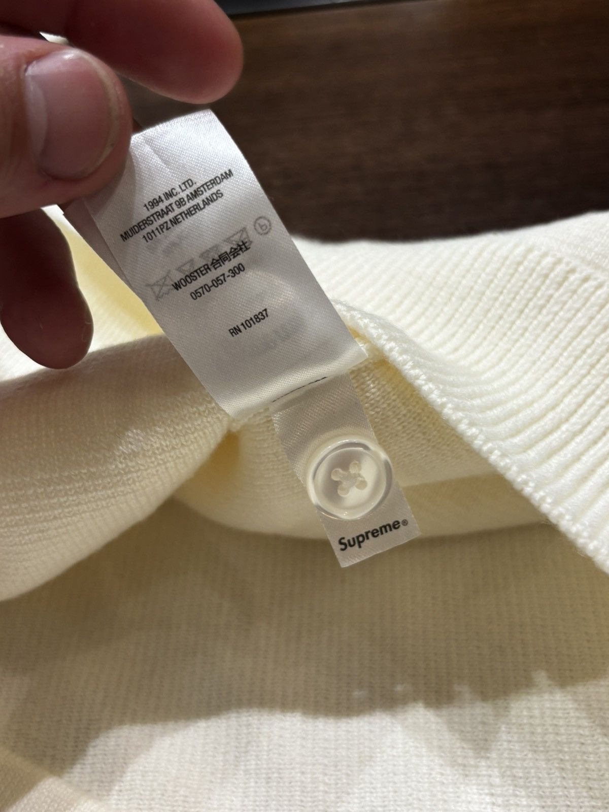 Supreme Supreme Knit Button Up Size US XL / EU 56 / 4 - 7 Thumbnail