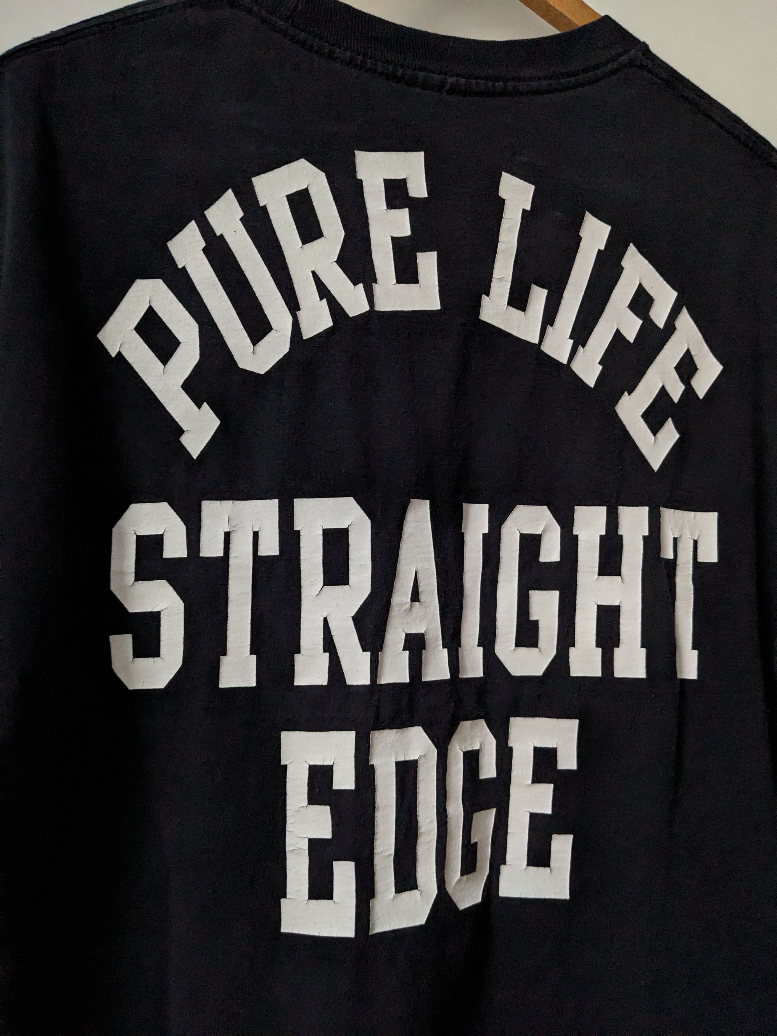 Vintage Vintage Straight Edge Pure Life Hardcore Punk T-shirt M Size US M / EU 48-50 / 2 - 4 Thumbnail