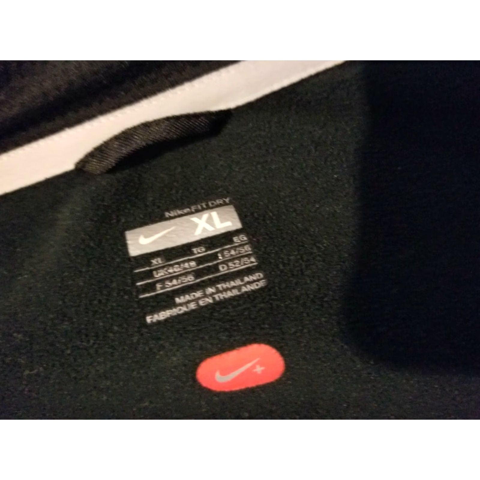 Nike Nike Jacket Mens XL Black Athletic Gym Workout Size US XL / EU 56 / 4 - 4 Thumbnail