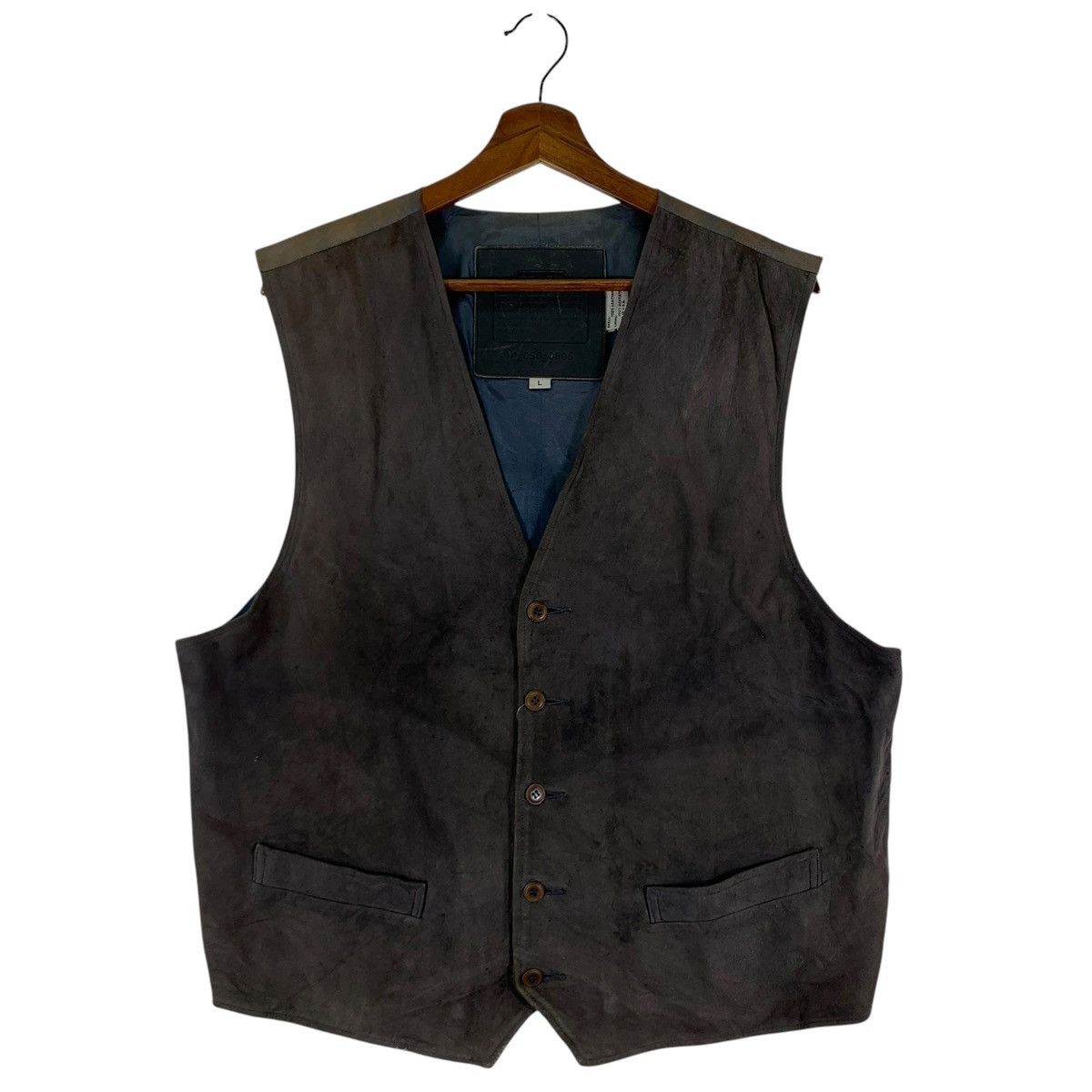 Coach VINTAGE COACH BRAND VEST SUEDE LEATHER Size US L / EU 52-54 / 3 - 1 Thumbnail