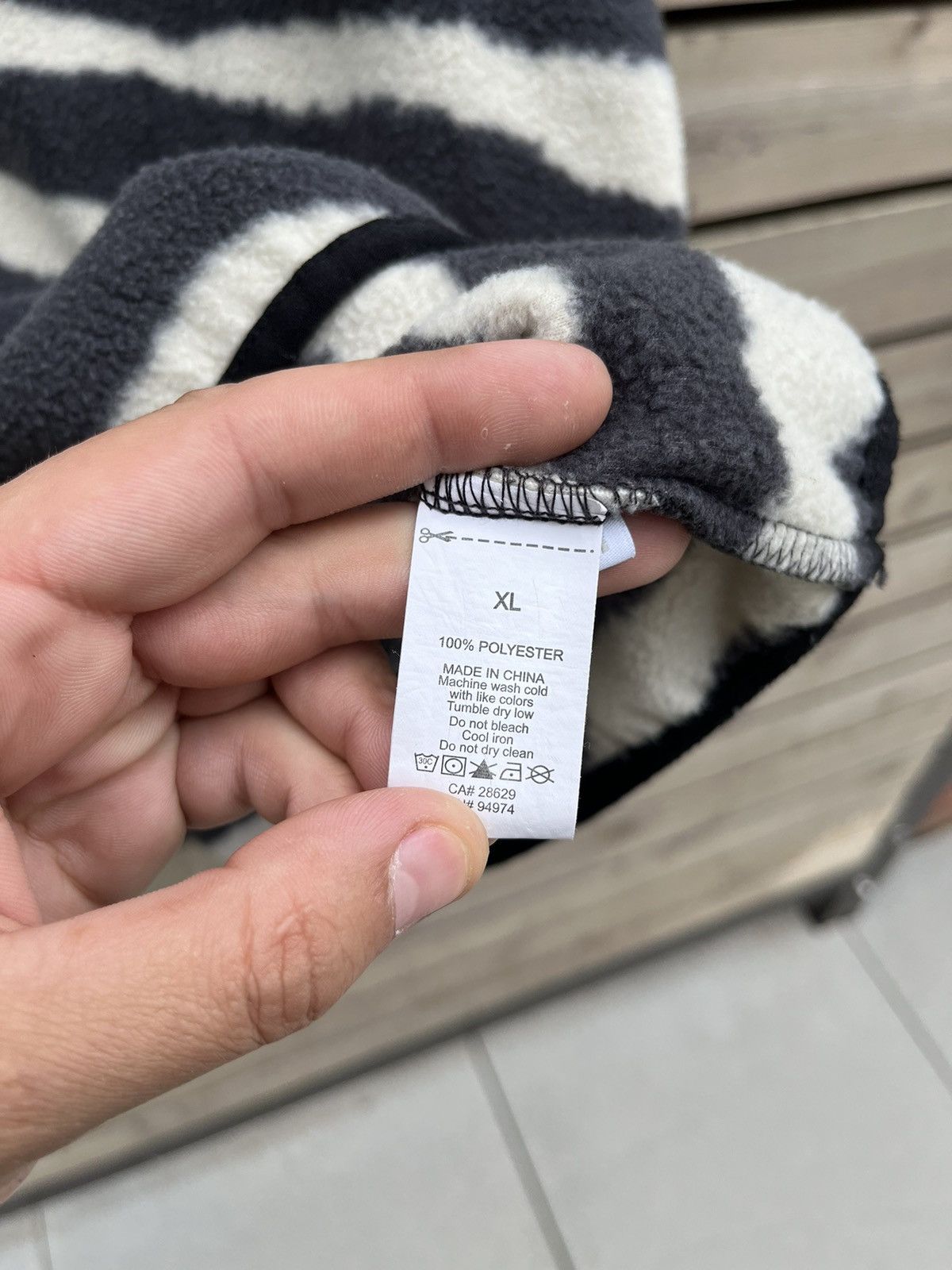 Stussy Stussy Zebra Fleece Jacket Half Zip Pullover Y2K Size US XL / EU 56 / 4 - 8 Thumbnail