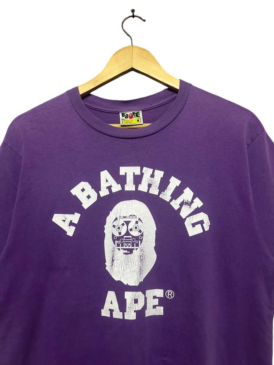 Bape Bape College Logo Big Head Tee Size US M / EU 48-50 / 2 - 4 Thumbnail