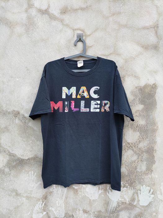 Mac Miller Mac Miller Album Cover Spellout Album Tshirt Grailed