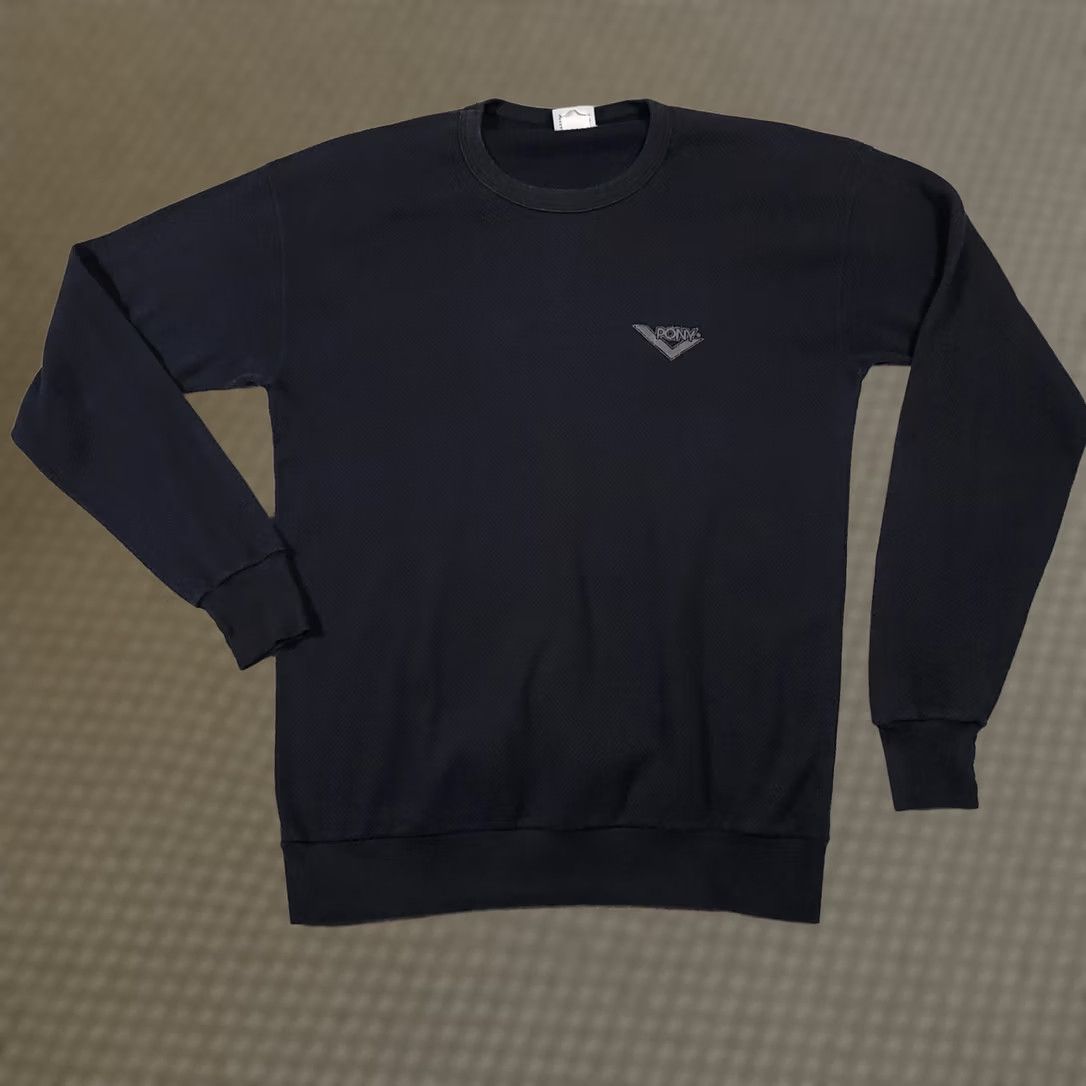 PONY VINTAGE Pony Brand Thermal Long Sleeve Waffle Knit Women's 2XL Tall Outdoor Shirt Sweatshirt Pullover Mens? Womens? Size XXL / US 16-18 / IT 52-54 - 1 Thumbnail