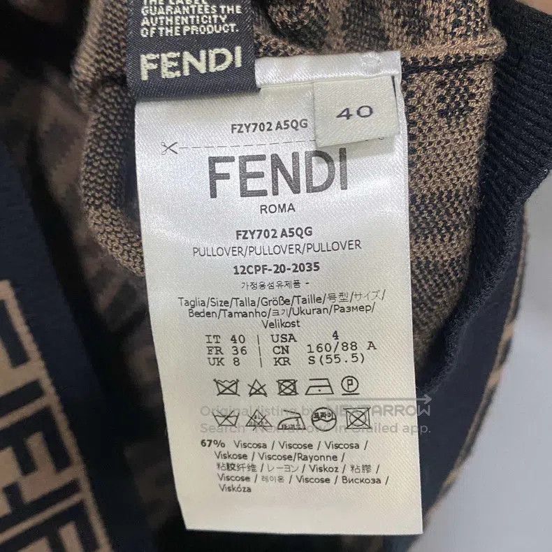 Fendi Fendi Fully Printed Double F Vintage Logo Short Sleeve Size XS / US 0-2 / IT 36-38 - 5 Thumbnail