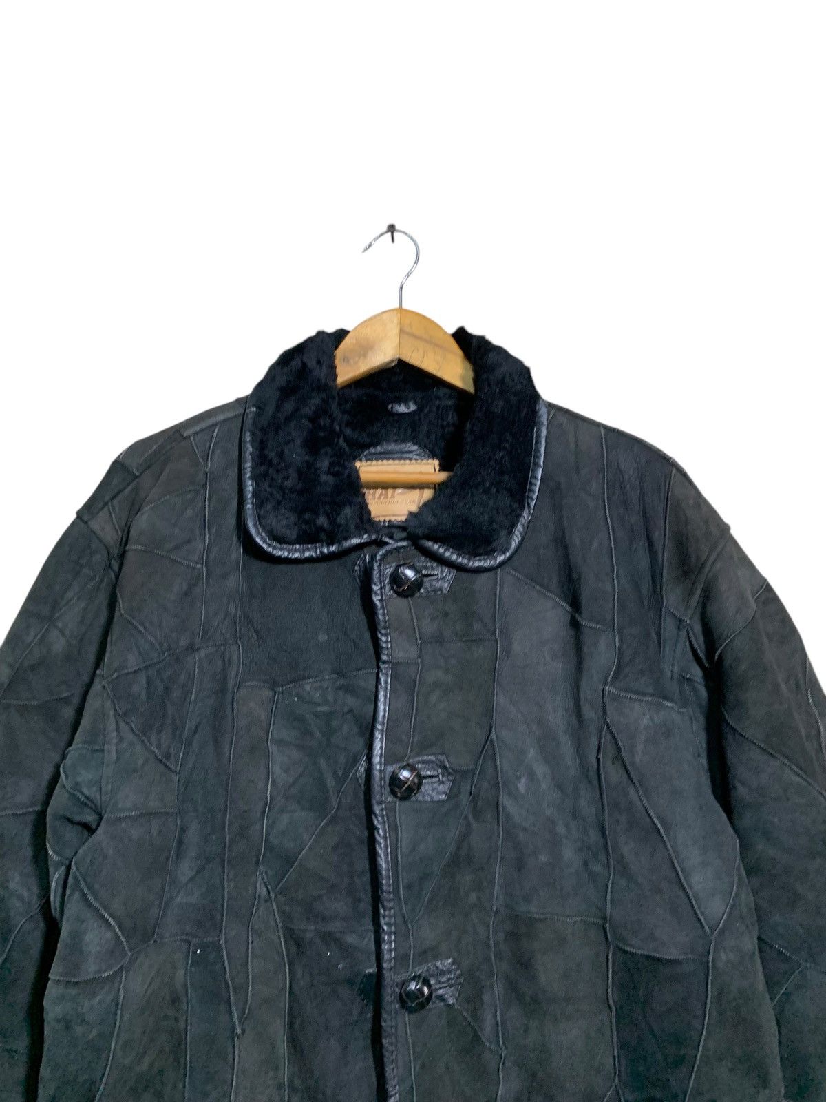 Hai Sporting Gear 🔥HSG SHEEPSKINS LEATHER PATCHWORKS JACKETS SHEARLING Size US M / EU 48-50 / 2 - 5 Thumbnail