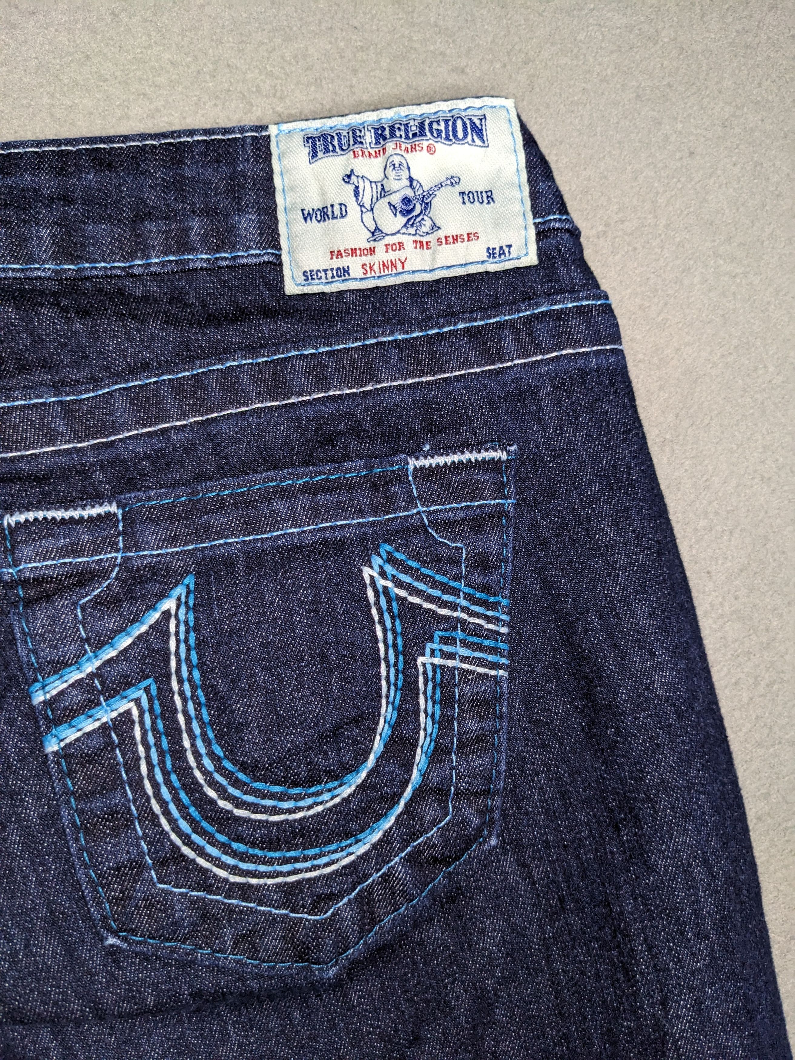 True Religion True Religion Low Rise Skinny Jeans 28x32 Slim Denim Y2K USA Size 28" / US 6 / IT 42 - 5 Thumbnail