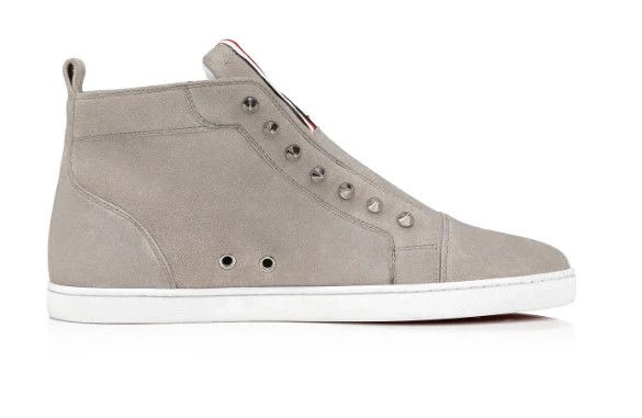 Christian Louboutin o1s1wg110924 F.a.v Fique A Vontade Sneaker in Grey Size US 12 / EU 45 - 3 Thumbnail