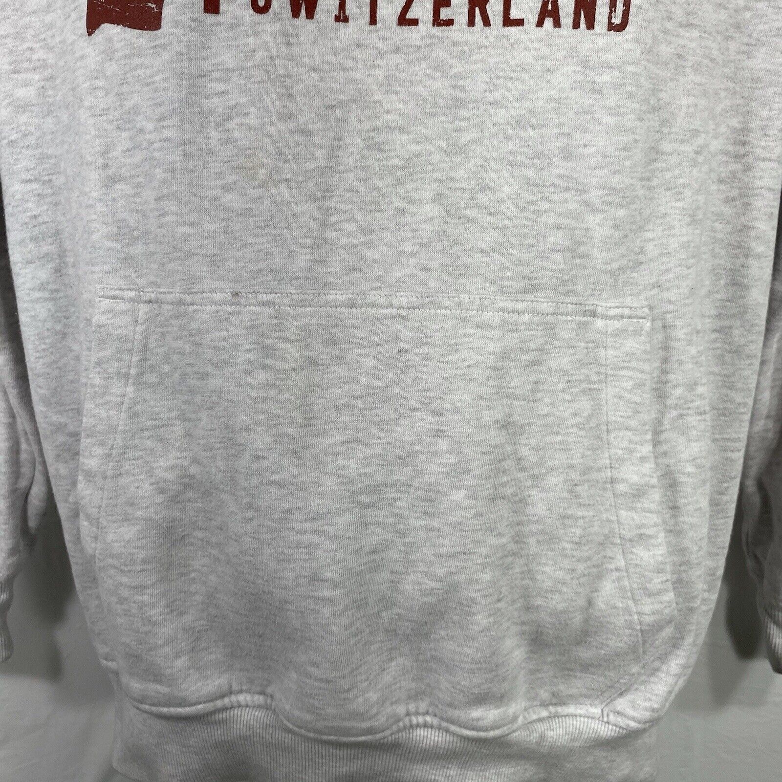 Clique Switzerland Zinal Mountain 1670 Meter High Snow Gray Hoodie Size XS / US 0-2 / IT 36-38 - 3 Thumbnail