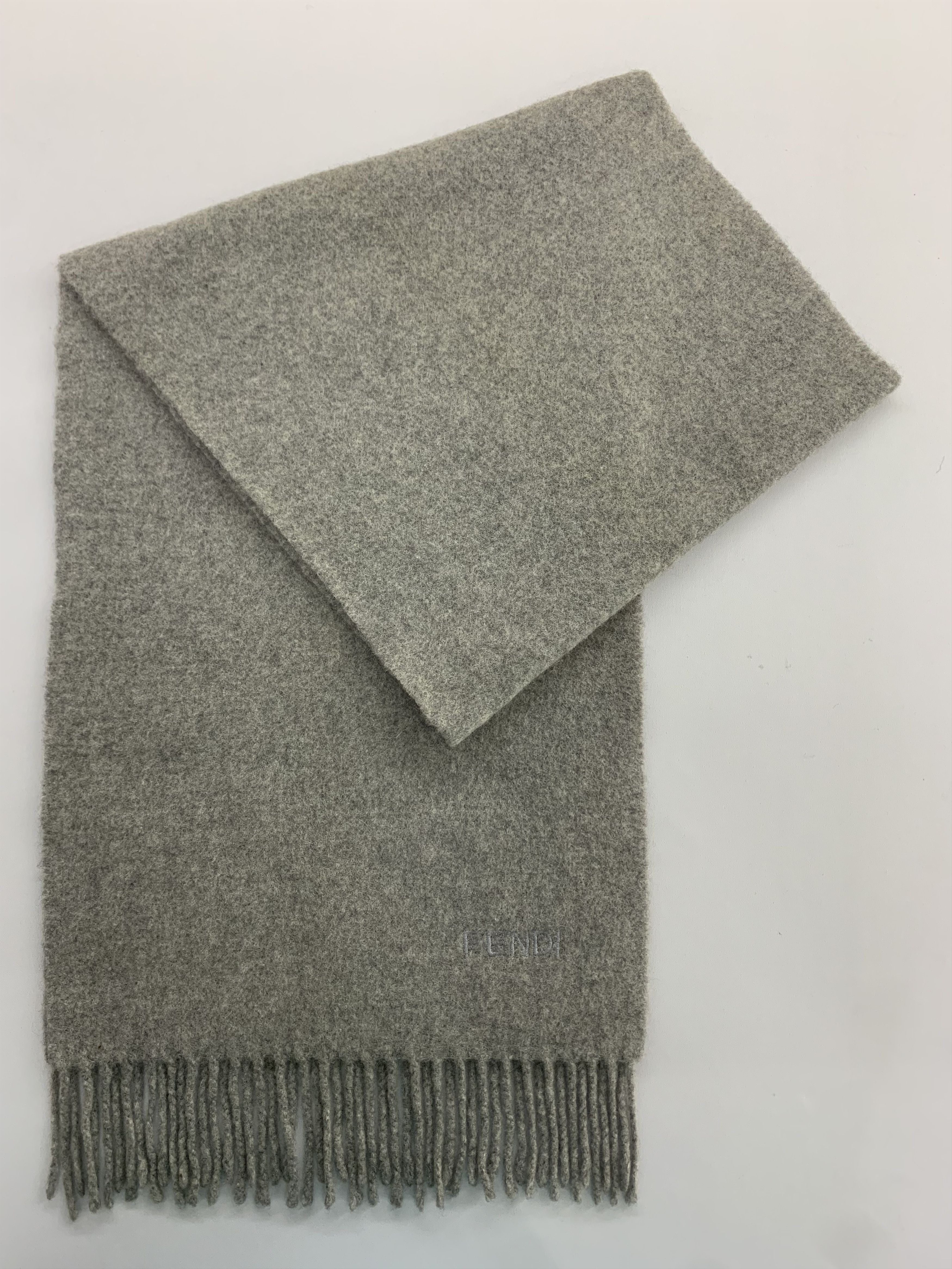 Fendi Fendi Scarf Wool Muffler Neck Wrap BL3070 Size ONE SIZE - 2 Thumbnail