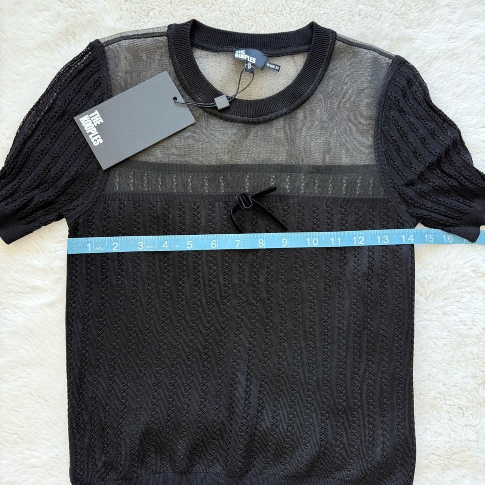 The Kooples NWT!! The Kooples women top size 0 or XS Retail 245$ Size XS / US 0-2 / IT 36-38 - 7 Thumbnail