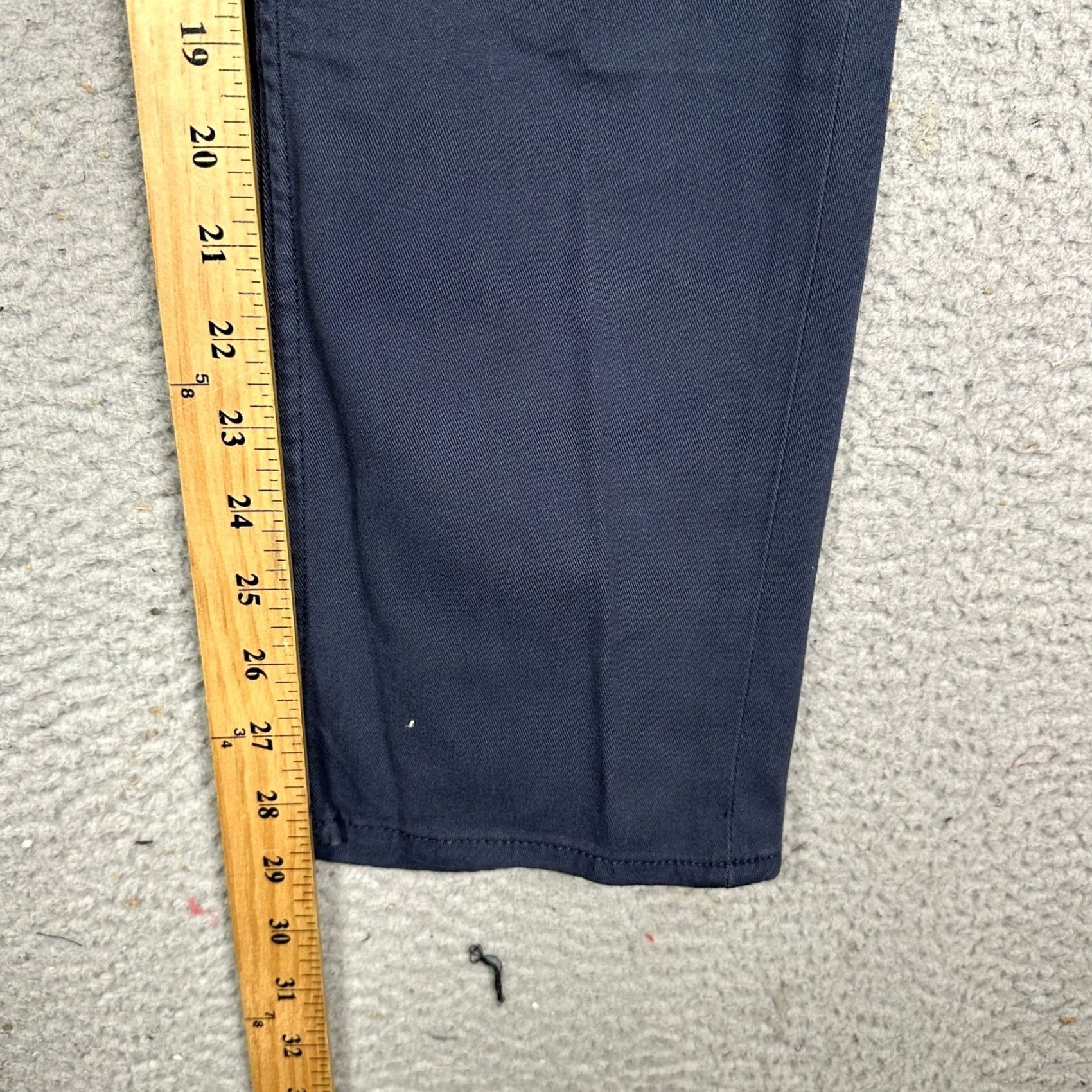 Gap Gap Slim Pants Men 32x30 Navy Blue Chino 5-Pocket Flat Front Stretch Tapered Casual Workwear Size US 32 / EU 48 - 6 Thumbnail