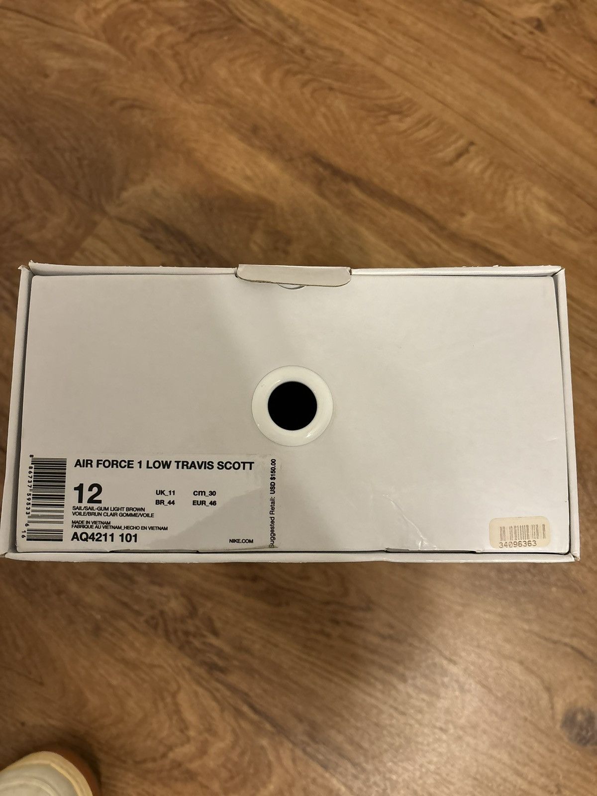 Nike × Travis Scott Travis Scott x Nike Air Force 1 “sail” Size US 12 / EU 45 - 9 Thumbnail