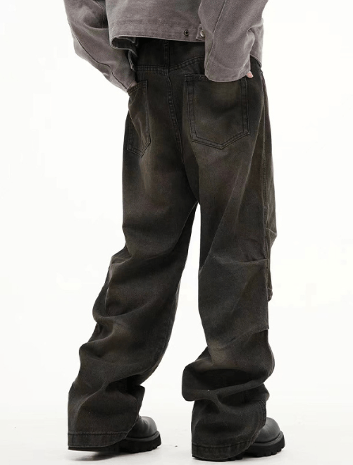 Japanese Brand × Jean American retro high street distressed casual jeans Size US 32 / EU 48 - 3 Thumbnail