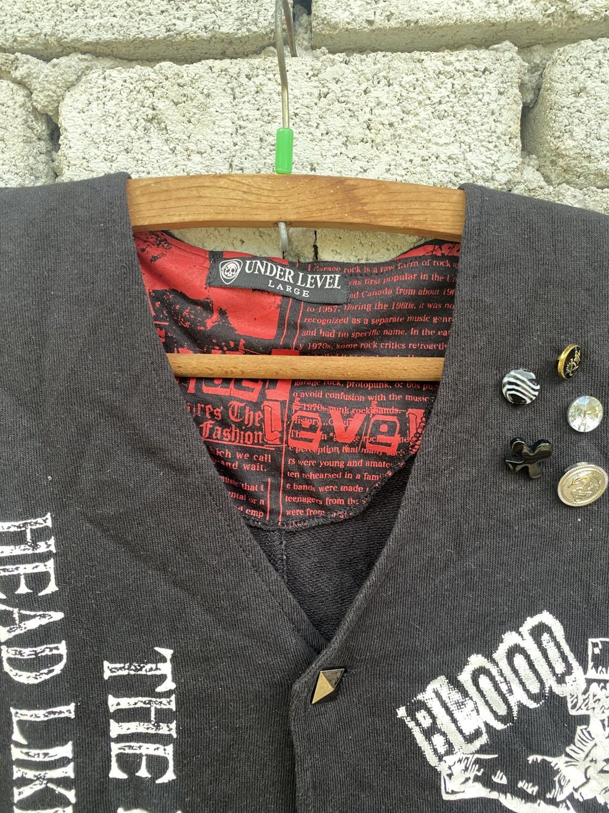 Seditionaries Under level punk style vest Size US M / EU 48-50 / 2 - 3 Thumbnail