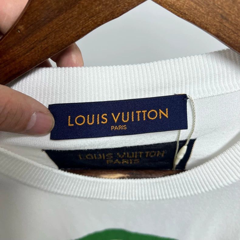Louis Vuitton White and green knit short sleeves 2504-Nexta