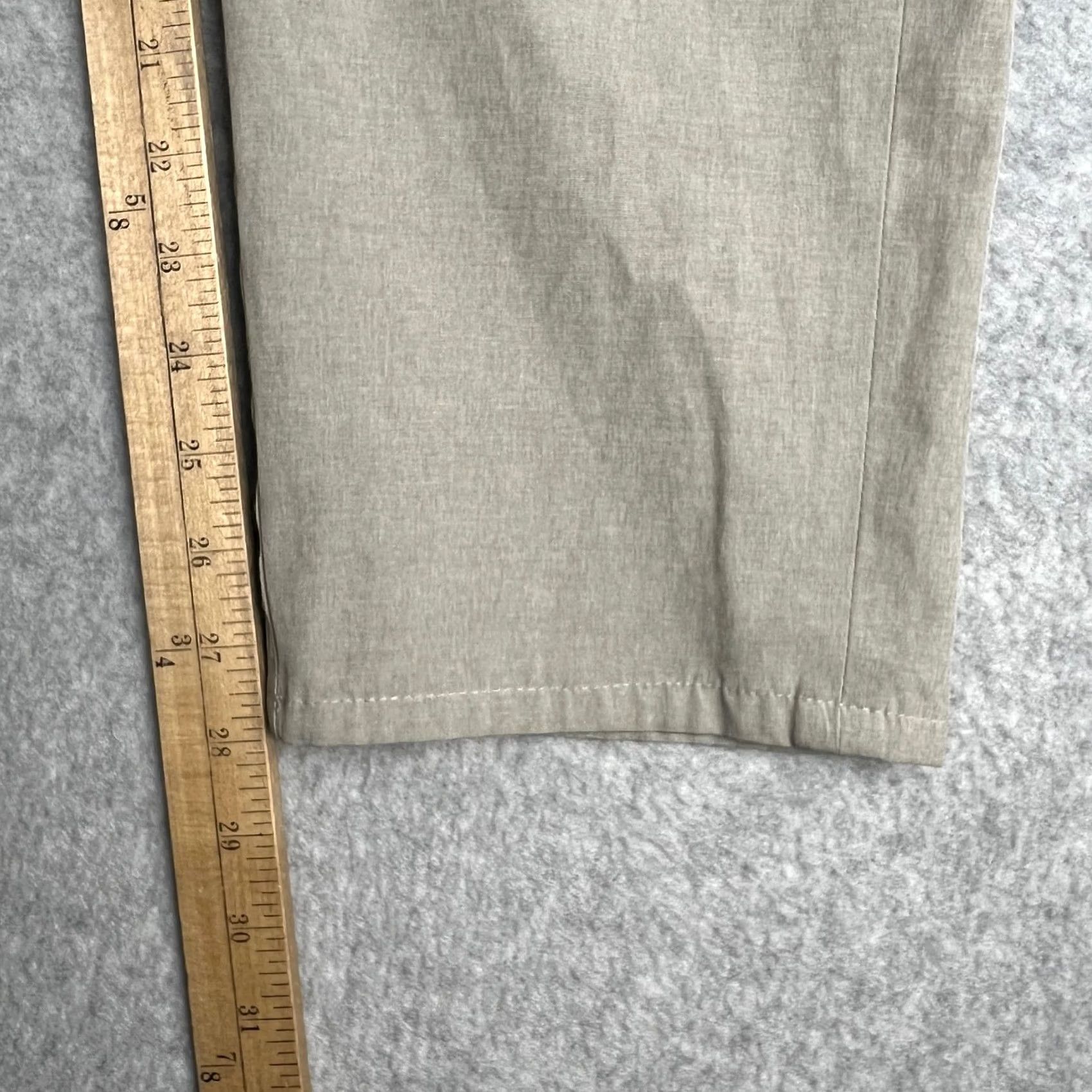 Vuori Vuori Aim Pants Mens 36x28 Beige Tech Chino Stretch Performance Commuter Size US 36 / EU 52 - 6 Thumbnail