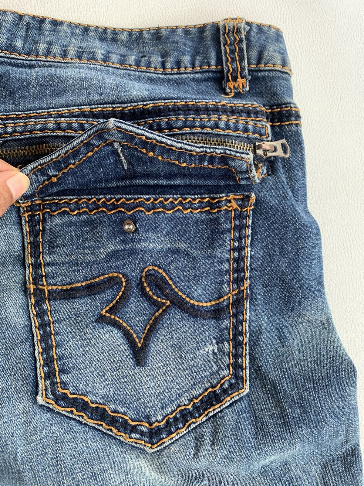 Japanese Brand Britpop Denim InCrux Japanese Basic Jeans Size US 33 - 12 Thumbnail