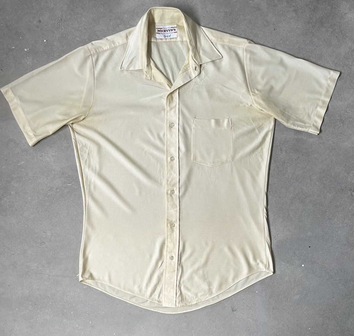 Vintage VINTAGE 70S MERVYN'S QIANA SHIRT Size US M / EU 48-50 / 2 - 1 Thumbnail