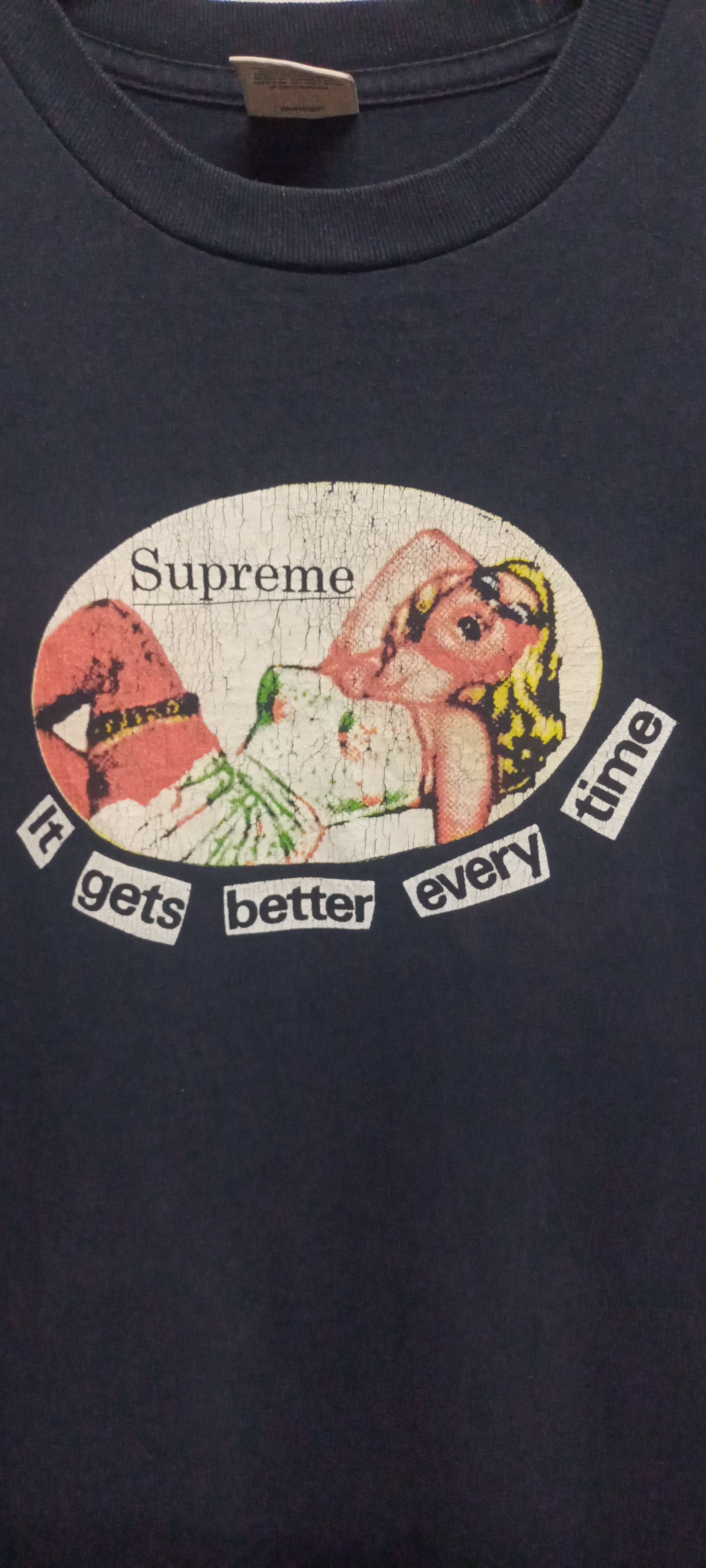 Supreme Supreme it gets better every time shirt Size US L / EU 52-54 / 3 - 5 Thumbnail