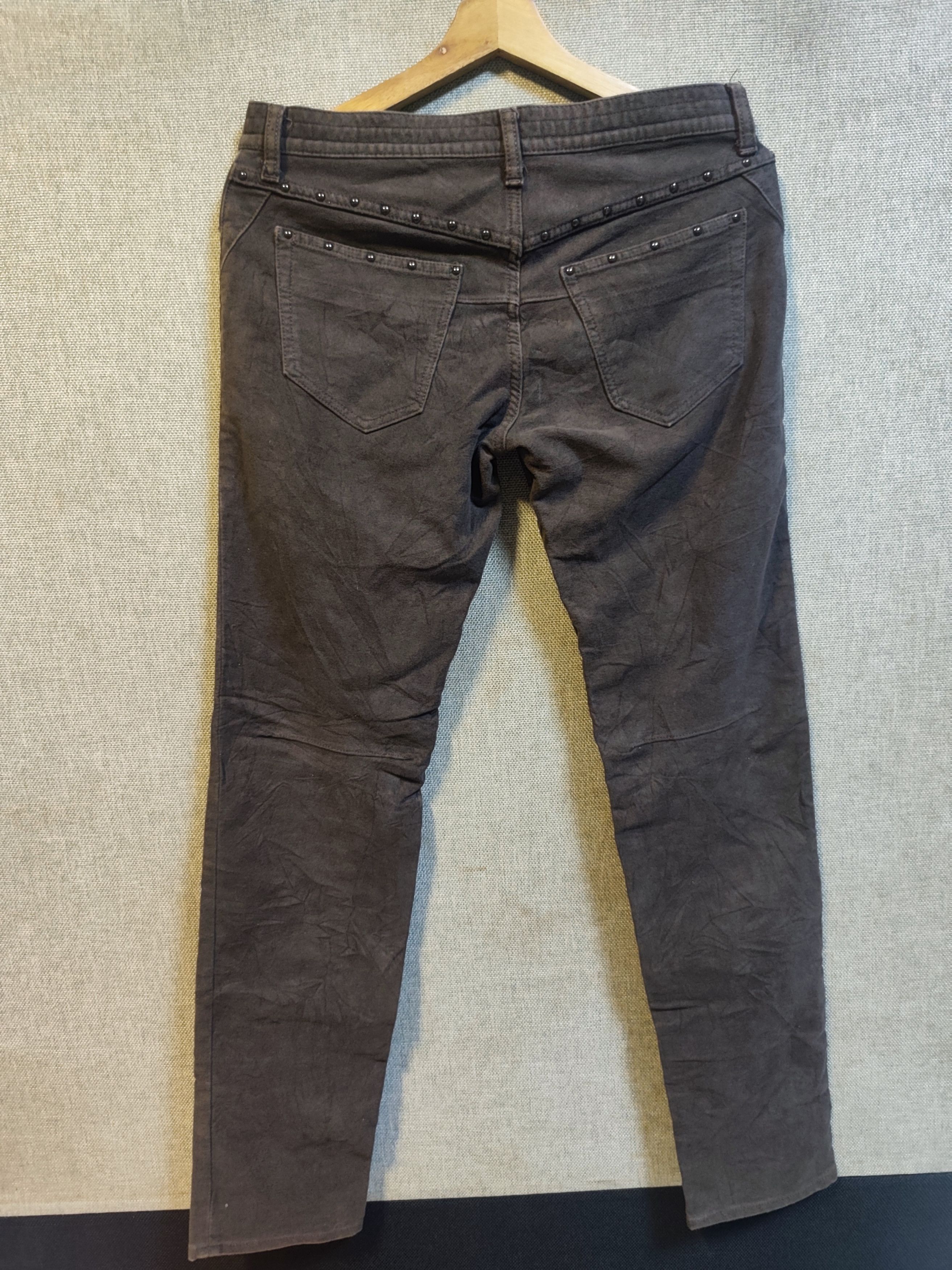 Number (N)ine Number (N)ine SS04 Pain Studded Musical Note Denim" Size US 31 - 2 Thumbnail