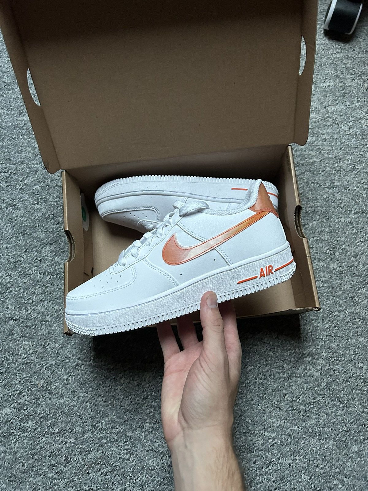Air Force Low White Orange