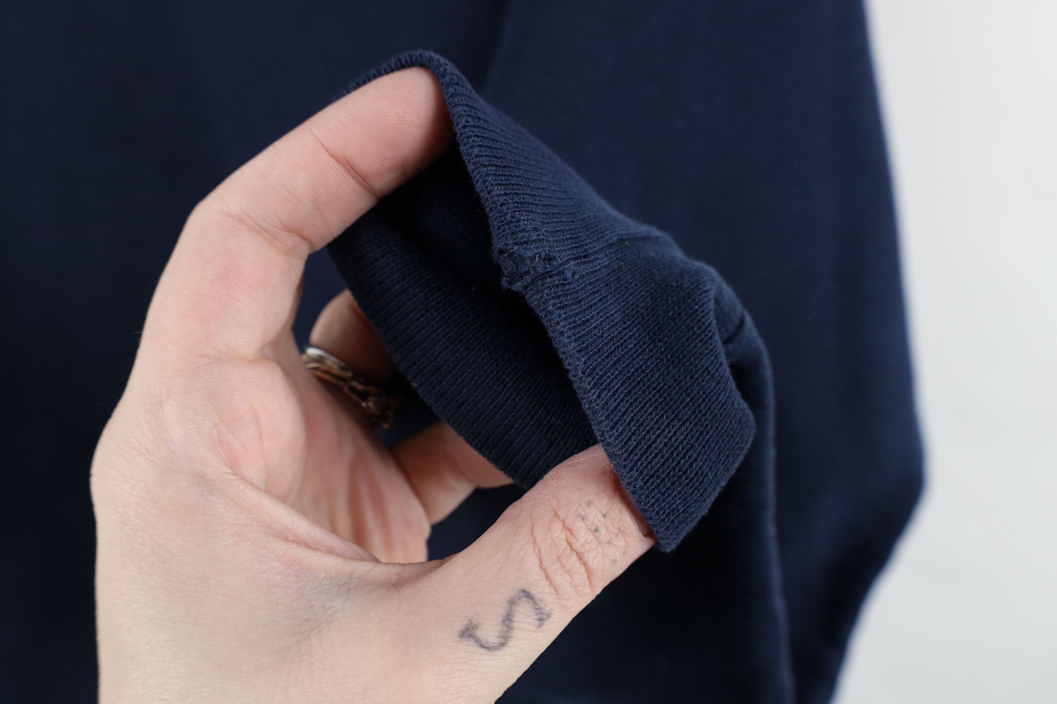 Vintage Vintage 90s Streetwear Crewneck Sweatshirt Navy Blue USA Size US XL / EU 56 / 4 - 10 Thumbnail