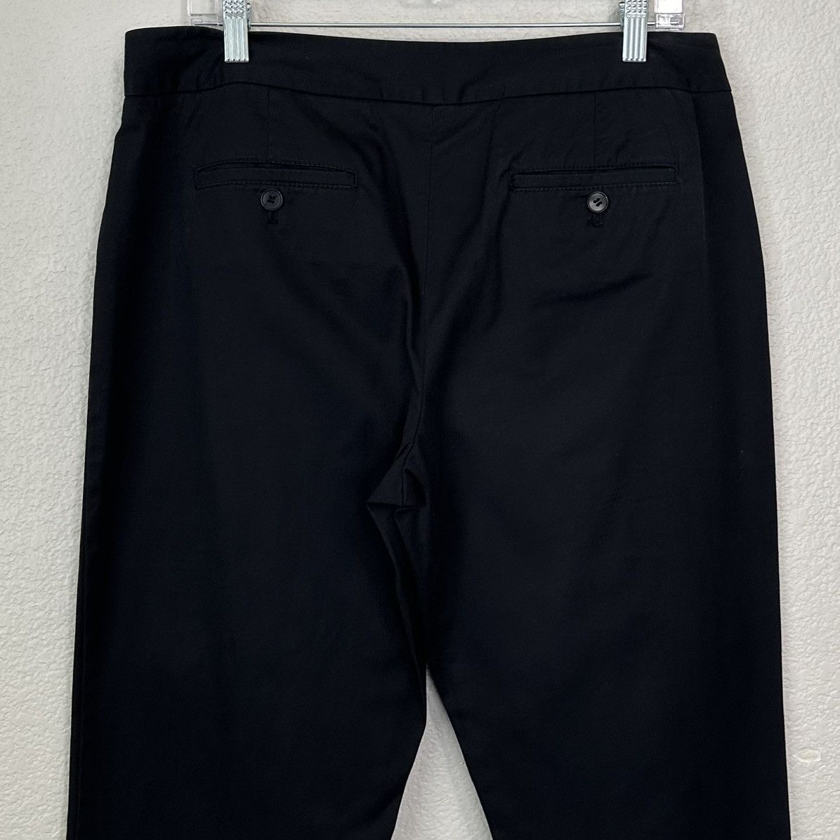 Talbots Talbots Signature Black Stretch Cropped Pants Size 32" / US 10 / IT 46 - 7 Thumbnail