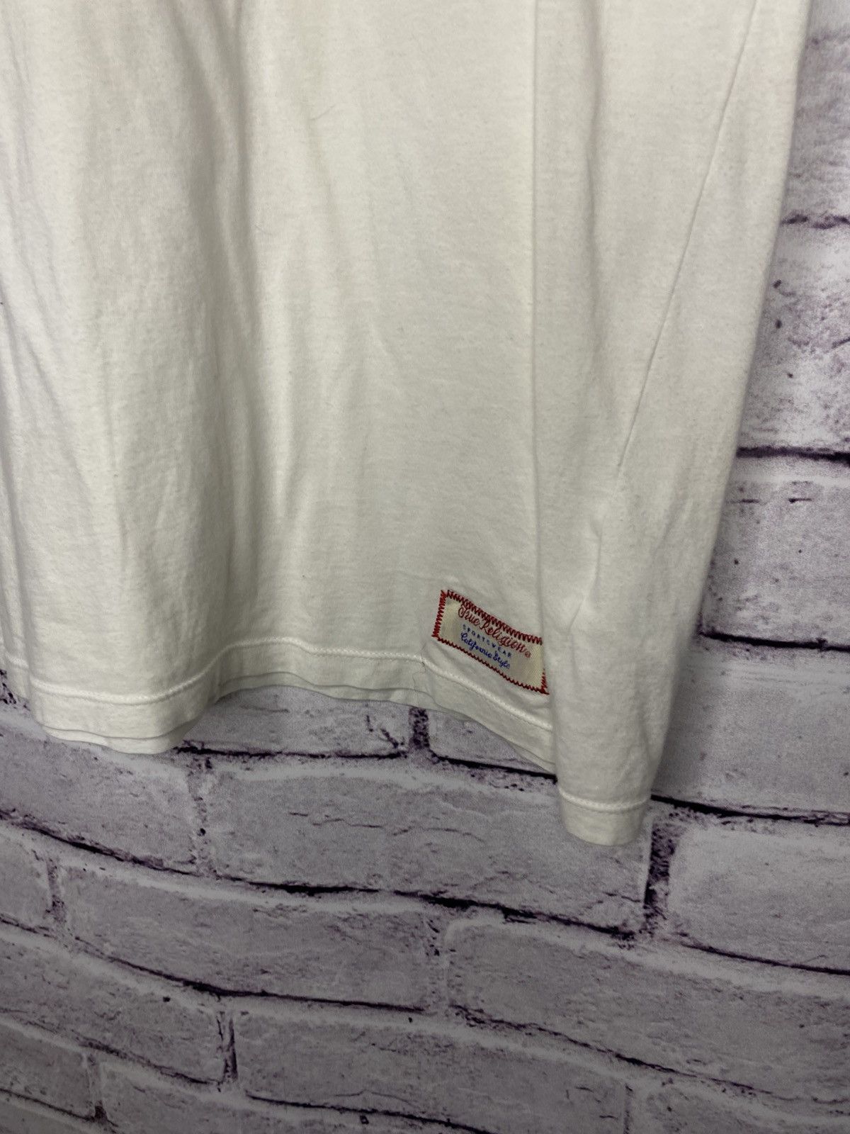 True Religion Mens T-shirt True Religion mini logo streetwear y2k Size US M / EU 48-50 / 2 - 2 Thumbnail