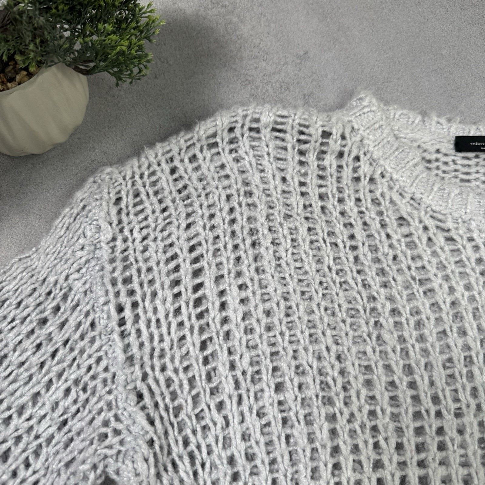 Roberto Collina Roberto Collina Women Sweater Jumper Size M-L Grey Size L / US 10 / IT 46 - 3 Thumbnail