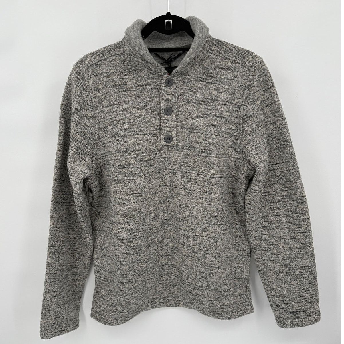 Prana NWT prAna Mens Tri Thermal Threads Henley Top Pockets Gray Size US S / EU 44-46 / 1 - 1 Thumbnail