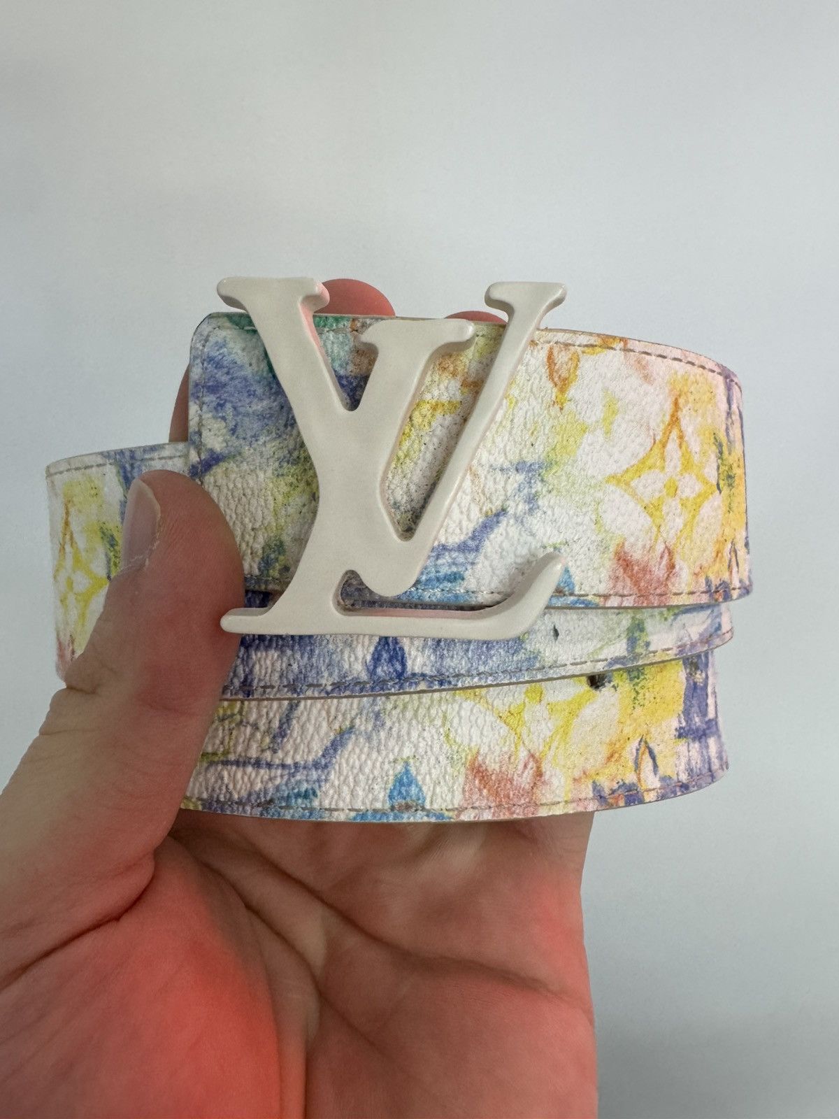 Louis Vuitton Louis vuitton watercolor belt Size 32 - 3 Thumbnail