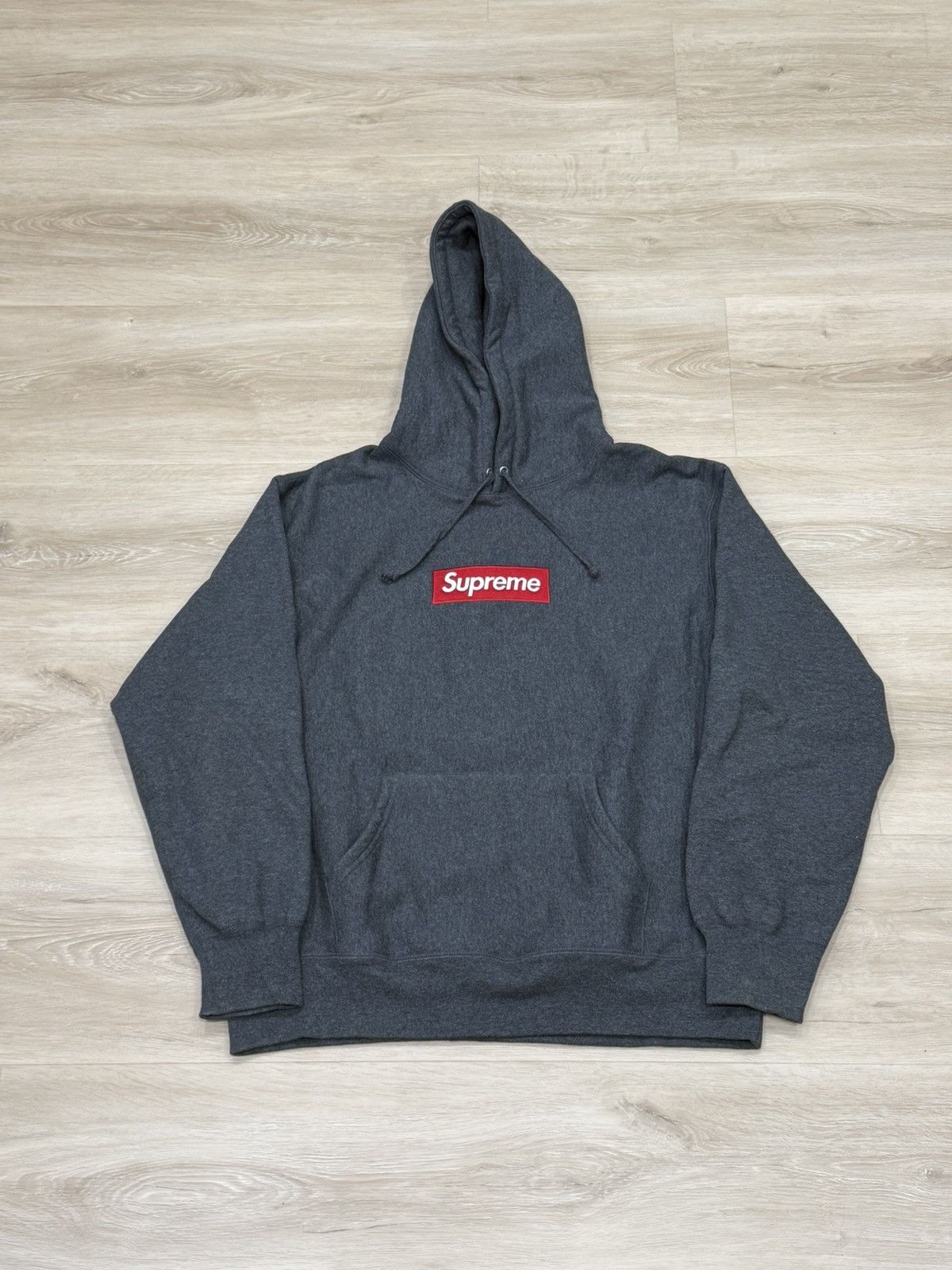 Supreme FW21 Charcoal Box Logo Hoodie