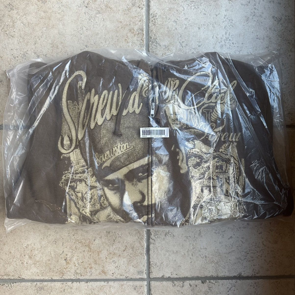 Supreme Supreme DJ Screw Zip Up Hooded Sweatshirt Dusty Brown Small Size US S / EU 44-46 / 1 - 1 Thumbnail