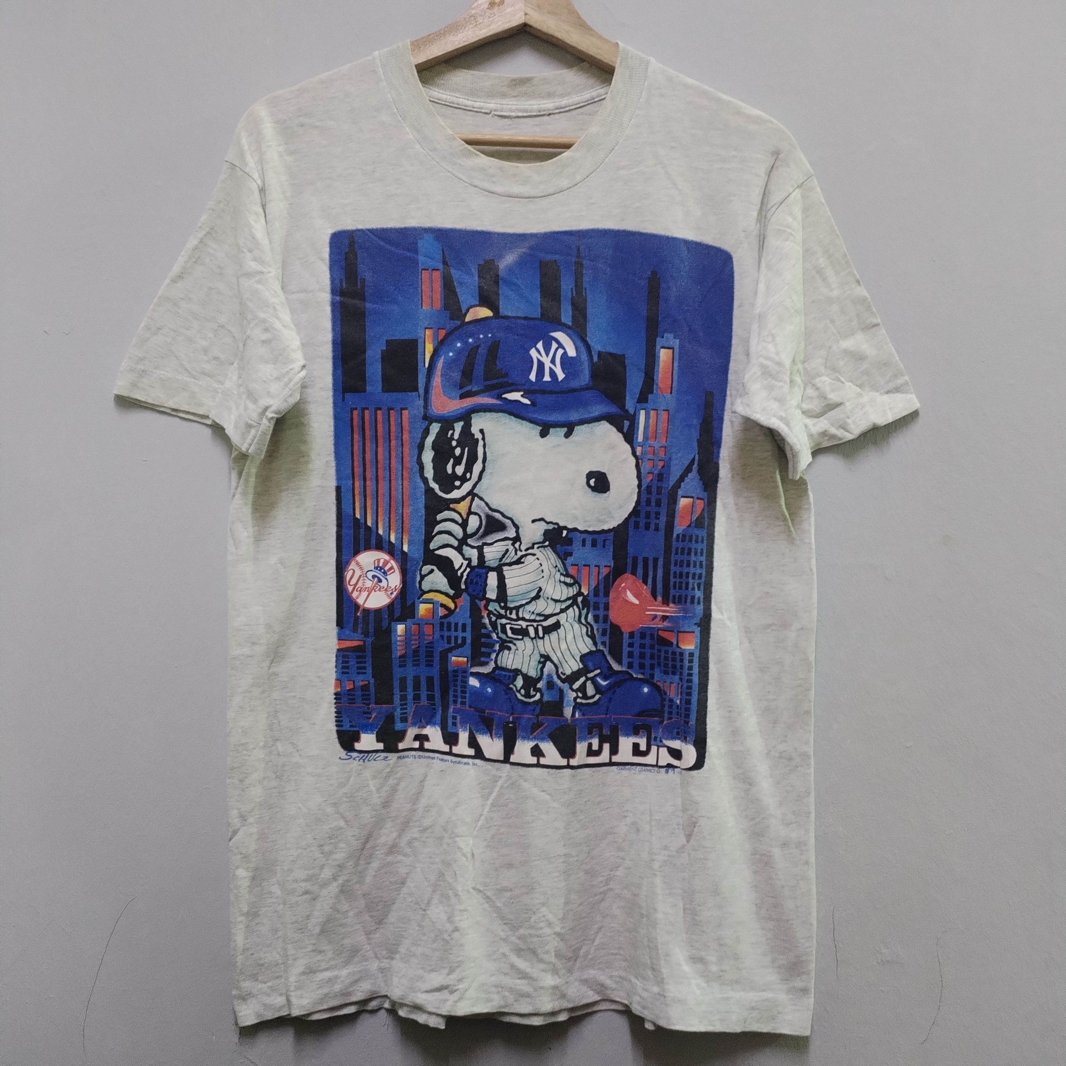 Vintage Thrashed Sun Faded Vintage 90s Snopy Distressed Grunge Band Size US M / EU 48-50 / 2 - 1 Thumbnail