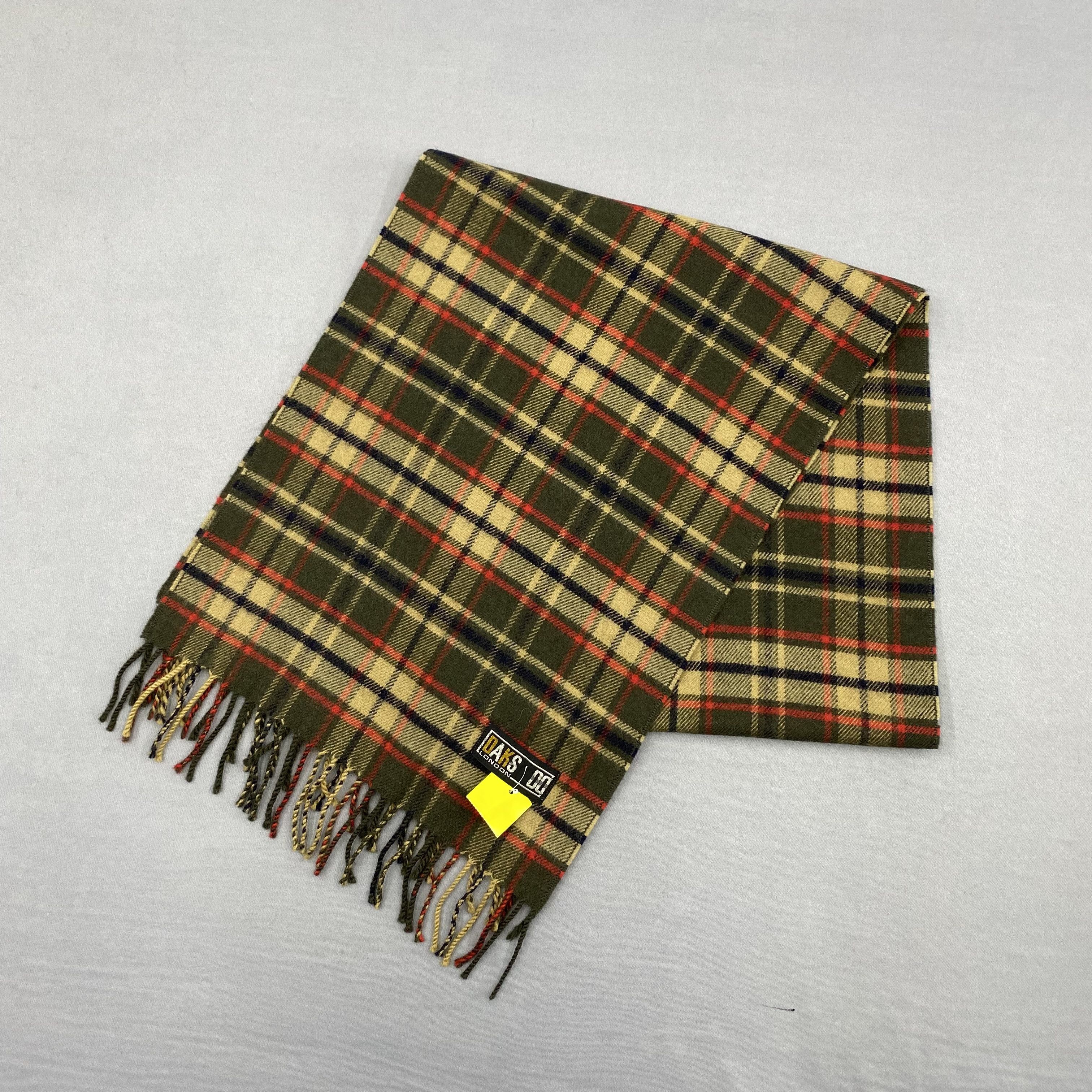 DAKS Vintage DAKS London Scarf Muffler Wool Cashmere Scarves Size ONE SIZE - 3 Thumbnail