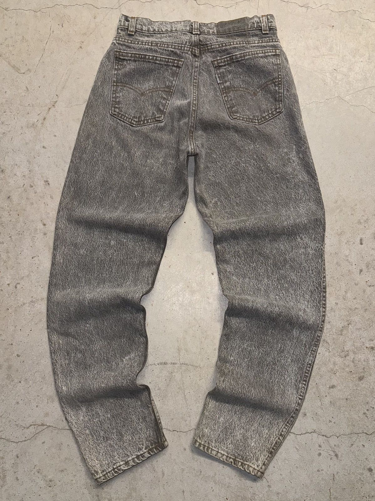 Levi's × Vintage Crazy Vintage 90s Levi’s Silver Tab Jeans Faded Grey Denim Size US 29 - 1 Thumbnail