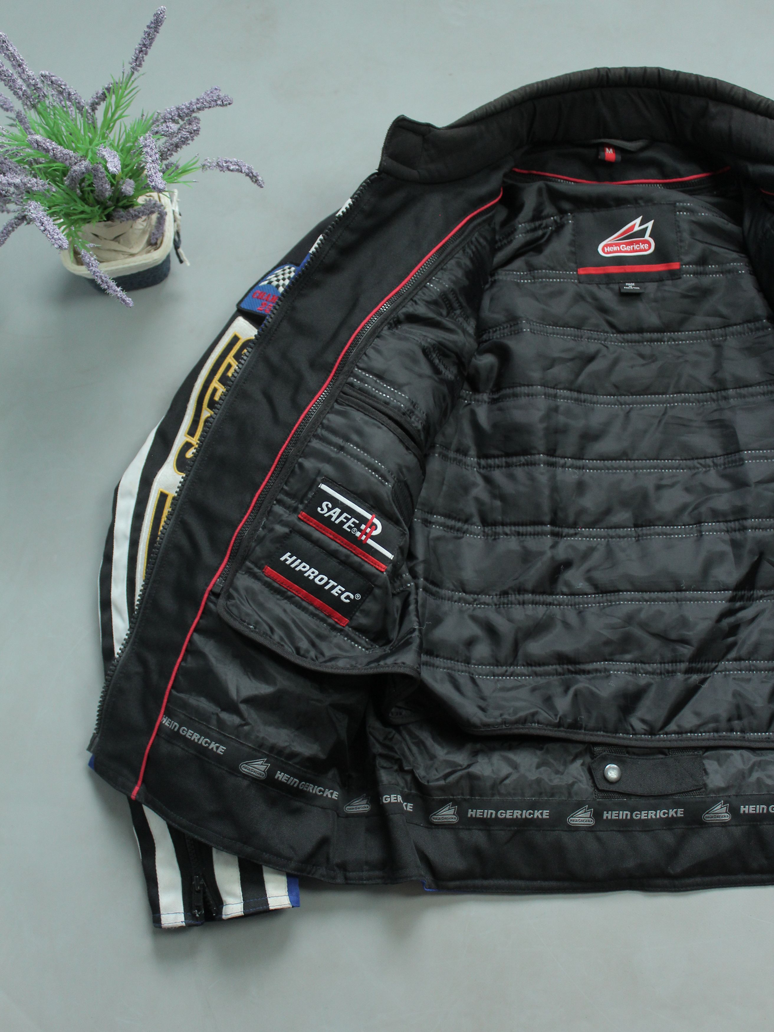 Hein Gericke × Vintage HEIN GERICKE LINED RACING JACKET + removable protection Size US M / EU 48-50 / 2 - 15 Thumbnail