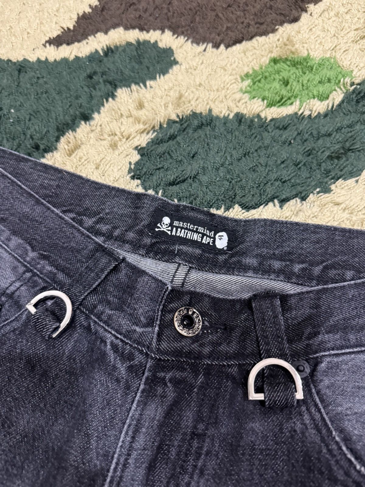 Bape × Mastermind Japan Mastermind x Bape Denim Pants Rare Size US 32 / EU 48 - 2 Thumbnail