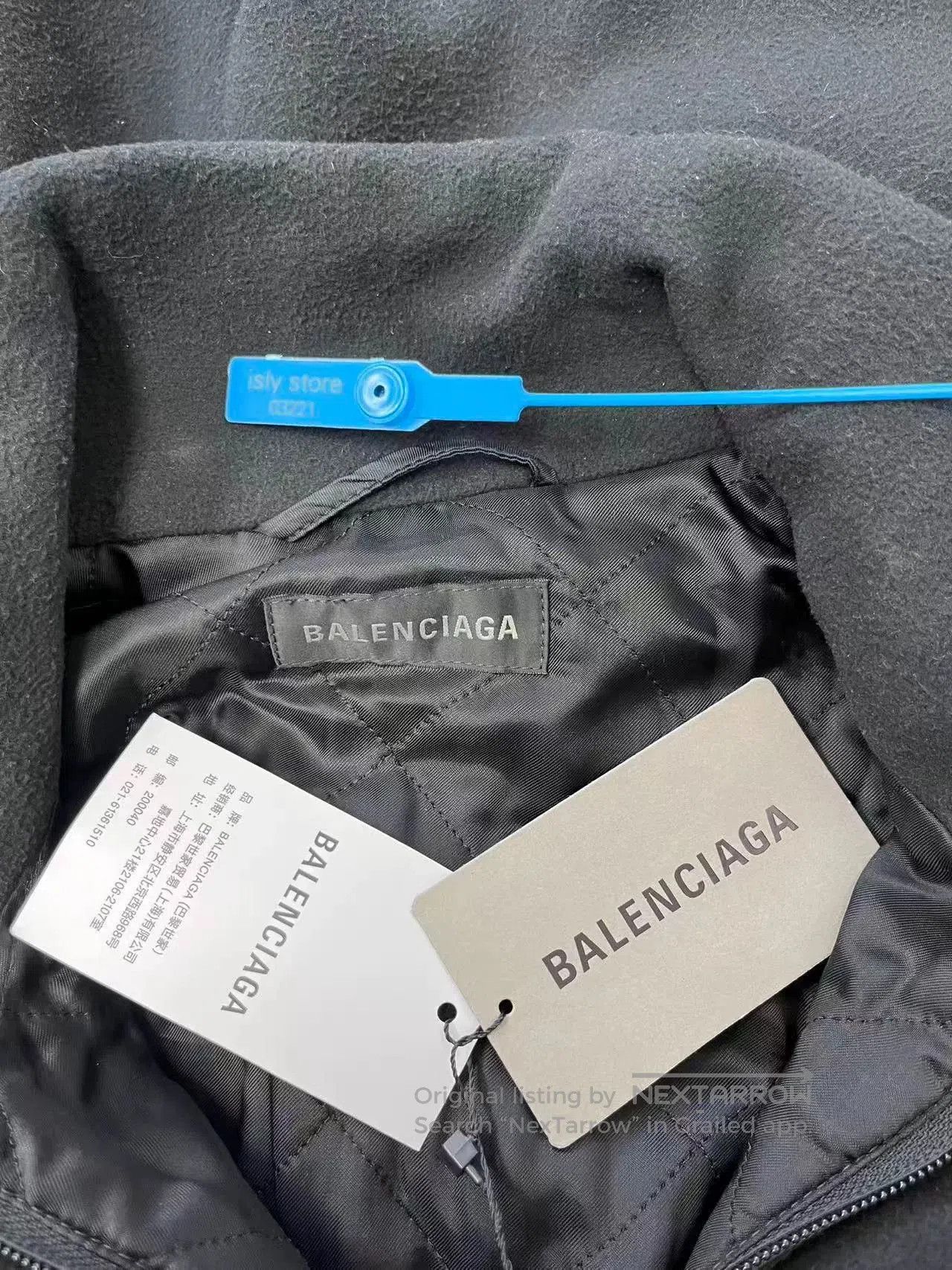 Balenciaga Balenciaga Men's Solid High-Neck Zip Jacket. Size US S / EU 44-46 / 1 - 4 Thumbnail