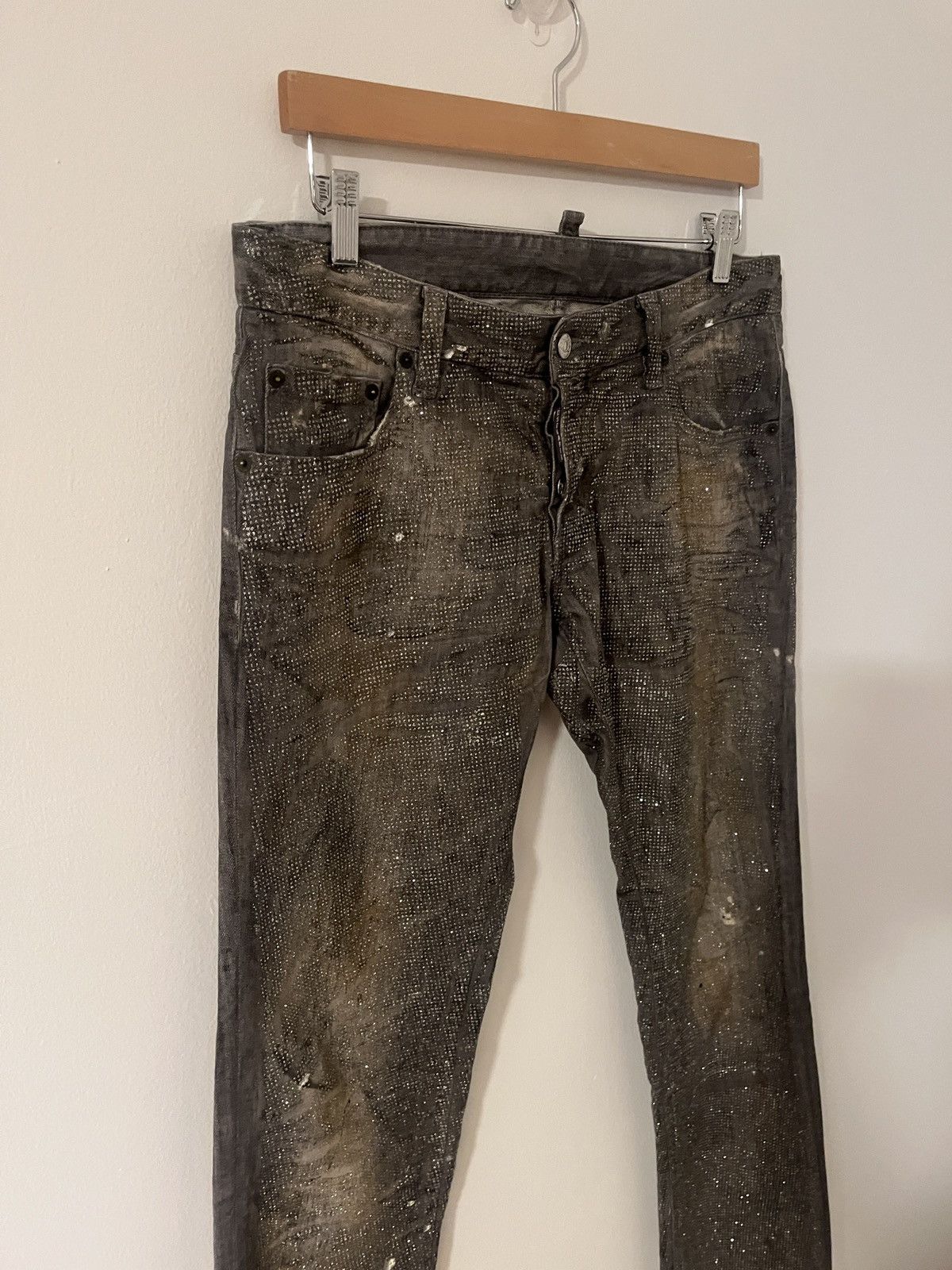 Dsquared2 Dsqaured Glitter Jeans 2010 Size US 32 / EU 48 - 2 Thumbnail